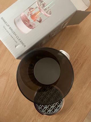 Limpiador brochas maquillaje eléctrico