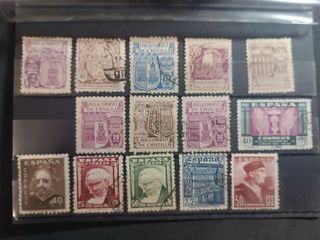 Sellos España usados: Colección de 14