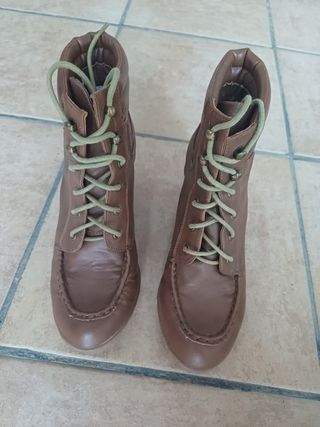 Botines marrones mujer talla 40