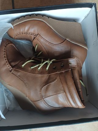Botines marrones mujer talla 40