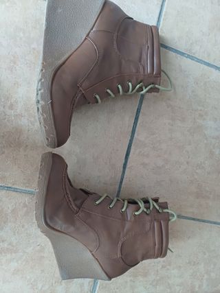 Botines marrones mujer talla 40
