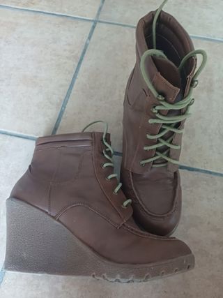Botines marrones mujer talla 40