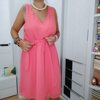 Vestido coral verano