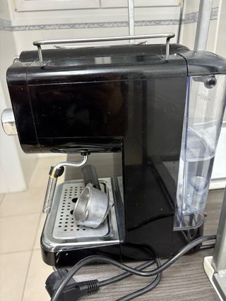 Cafetera Create negra retro