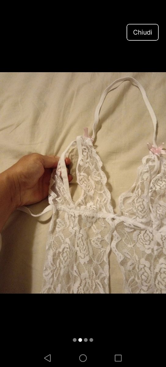 Completino lingerie bianco