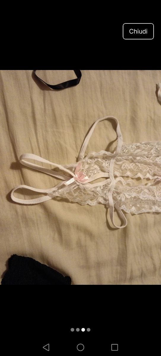 Completino lingerie bianco