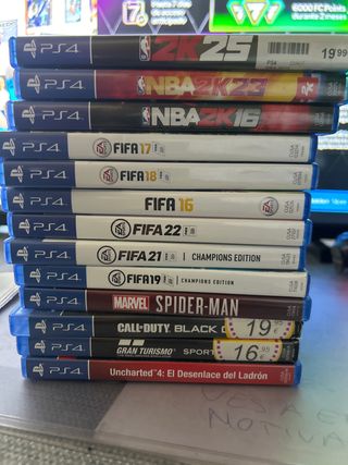 PS4 (PlayStation 4): 12 juegos