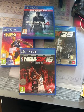 PS4 (PlayStation 4): 12 juegos