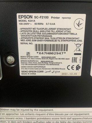 Impresora DTG Epson SureColor F2100