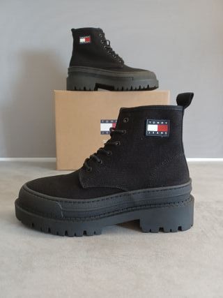 Botines Tommy Jeans negros, talla 40