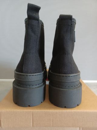 Botines Tommy Jeans negros, talla 40
