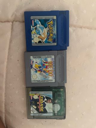 3x juegos Game Boy: Pokémon, Wave Race, Zidane