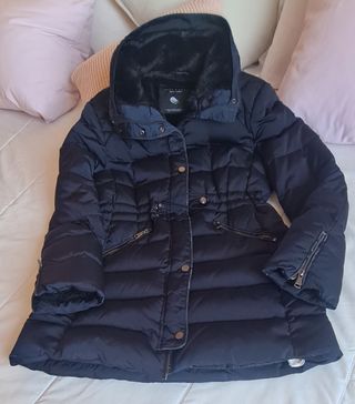 Parka Zara azul - Talla M