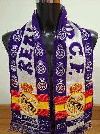 Bufanda Real Madrid Vintage Producto oficial 
