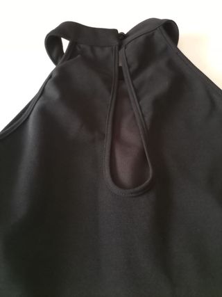Vestido negro skater