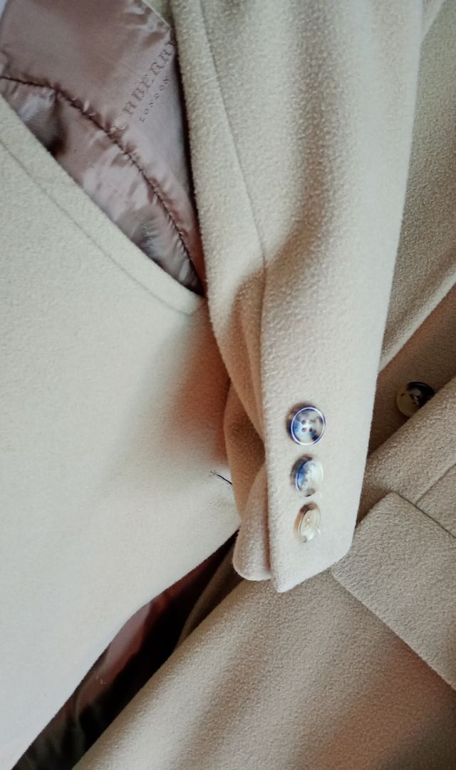 Cappotto Burberry donna lana-cashmere