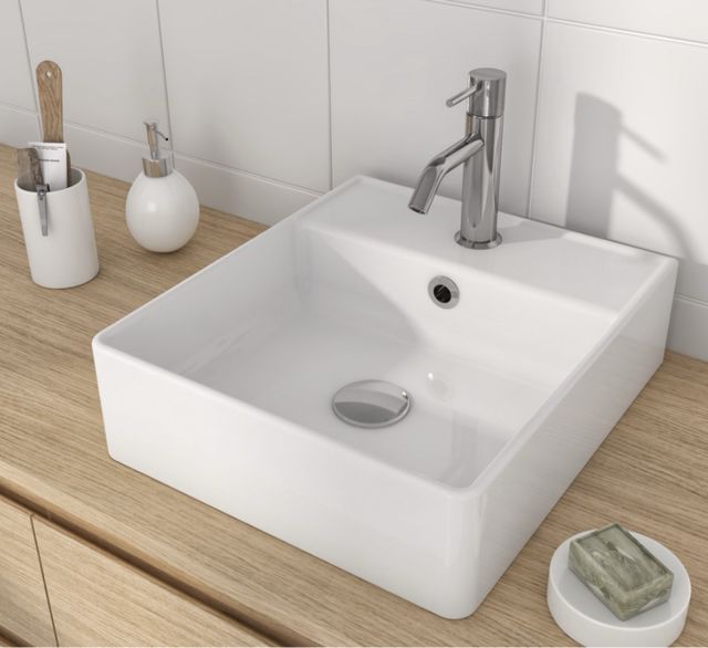 Lavabo Cerámica Blanco -  Baño