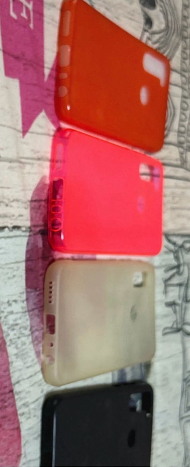 4 Fundas móviles silicona de Xiaomi Redmi Note 8