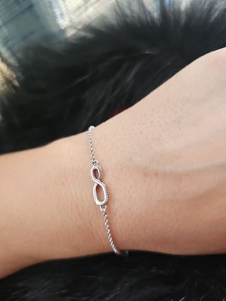 Pulsera Infinito Opia Plata