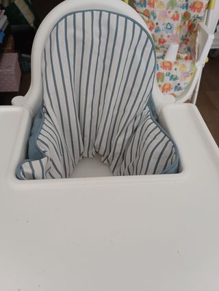 Cojín reductor Ikea - rayas azules