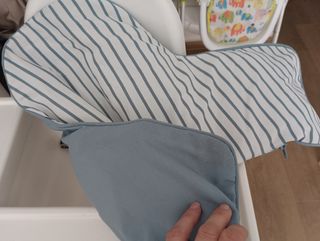 Cojín reductor Ikea - rayas azules