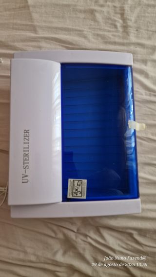 Esterilizador UV - Branco e Azul