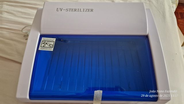 Esterilizador UV - Branco e Azul