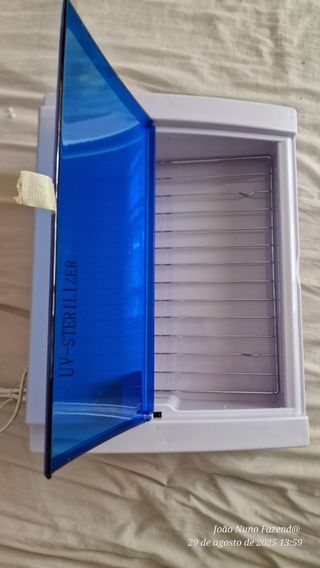Esterilizador UV - Branco e Azul