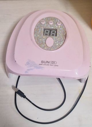 Secador SUN UV/LED uñas rosa 88W