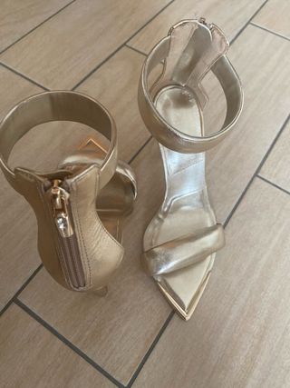 Sandali Aldo oro con zeppa