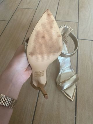 Sandali Aldo oro con zeppa