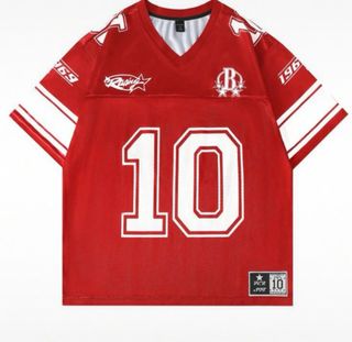 Camiseta roja estilo americano vintage