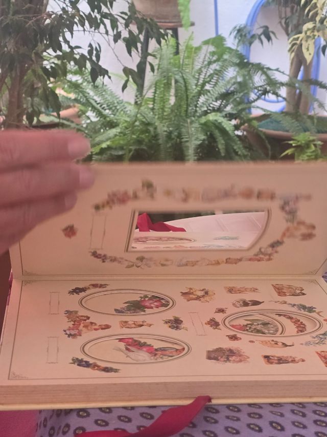 Album fotografico vintage Victoriano