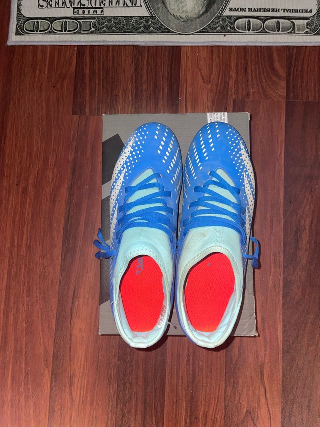 Adidas - Botas fútbol azules (3 usos)