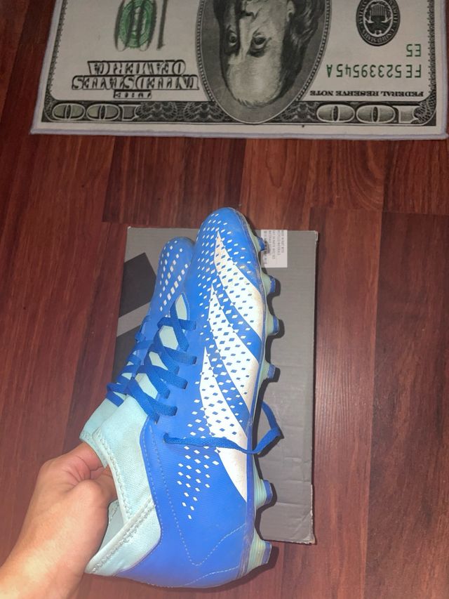 Adidas - Botas fútbol azules (3 usos)