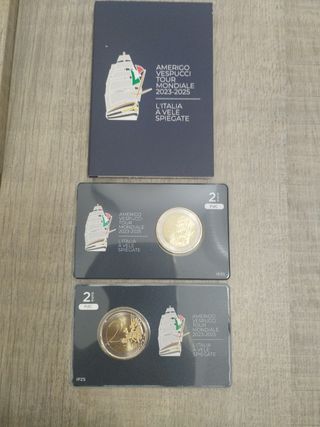 Moneda 2€ Italia 2025 Amerigo Vespucci FdC