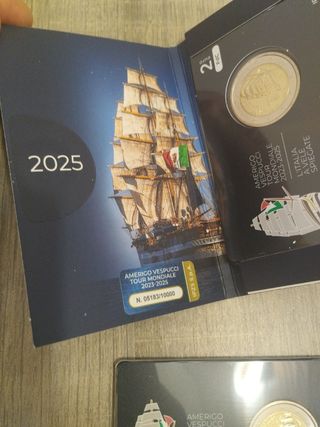 Moneda 2€ Italia 2025 Amerigo Vespucci FdC