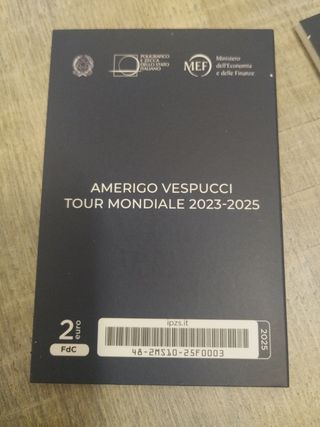 Moneda 2€ Italia 2025 Amerigo Vespucci FdC