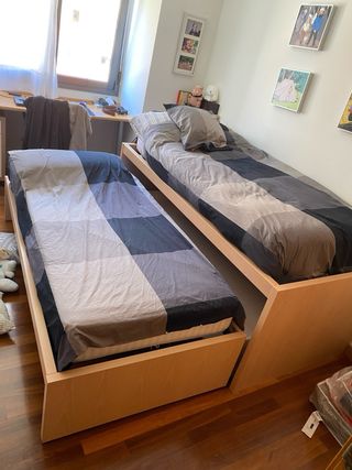 Cama nido madera - cajones