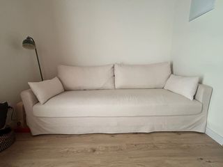 Sofá 3 plazas beige 