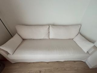 Sofá 3 plazas beige 