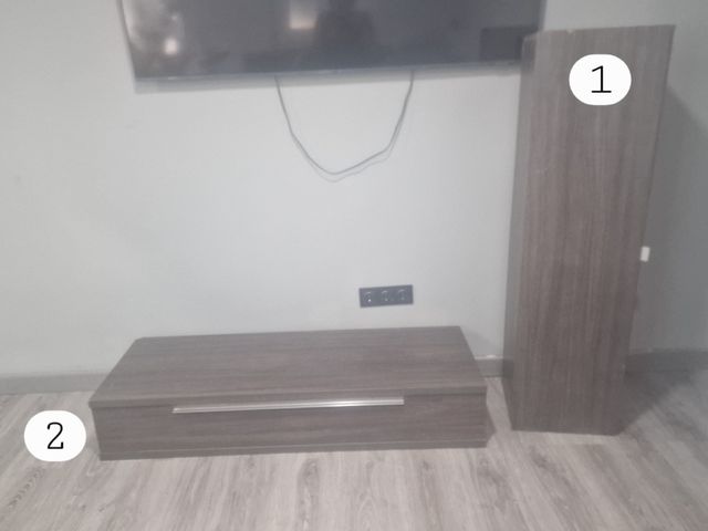 Muebles TV - Gris Oscuro