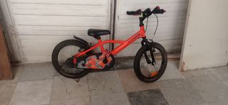 Bicicleta niño 16" naranja BTWIN