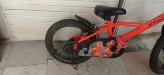 Bicicleta niño 16" naranja BTWIN