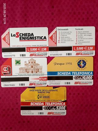 Schede telefoniche Telecom Italia