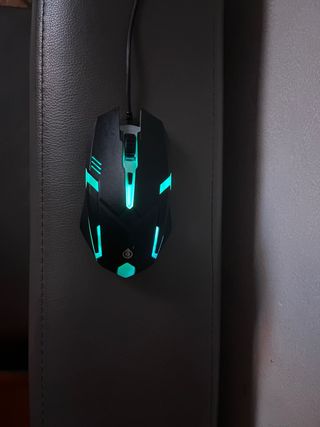 Mouse Gaming LED - Nero Verde