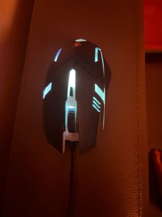 Mouse Gaming LED - Nero Verde