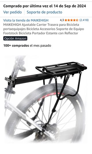 Silla bici niñ@s - Asiento posterior