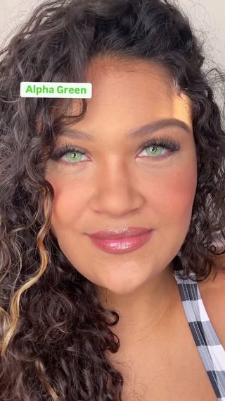 Lentillas de colores Alpha Green