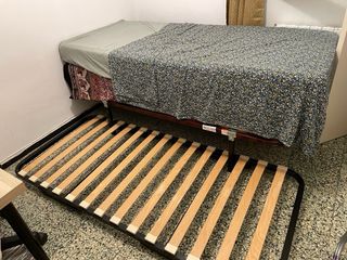 Cama individual plegable - 2uds